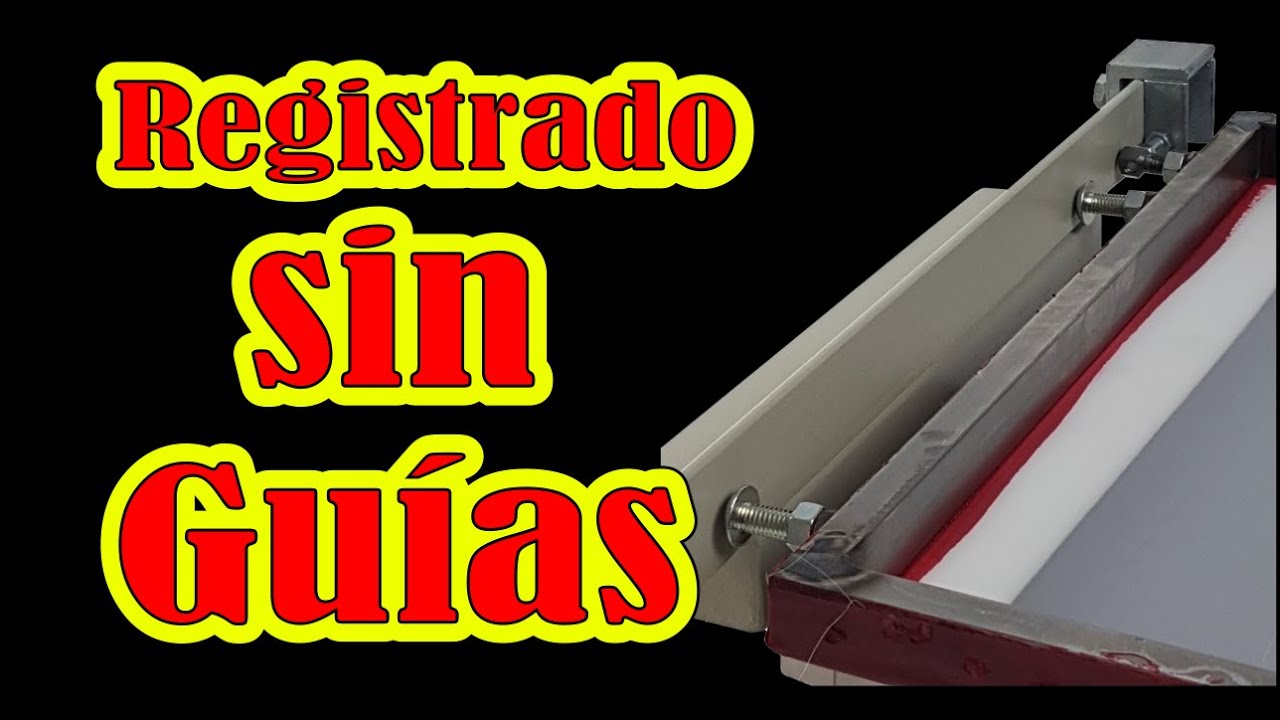 Mesa lineal de serigrafia registro fácil sin guías de registro-  serigrafia textil