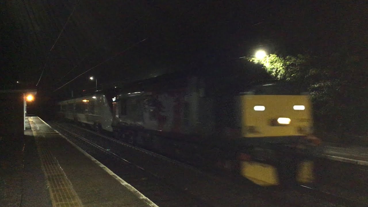 Rail Operations Group 37601 works 5Q99 and 0P99 at Mistley and Wrabness