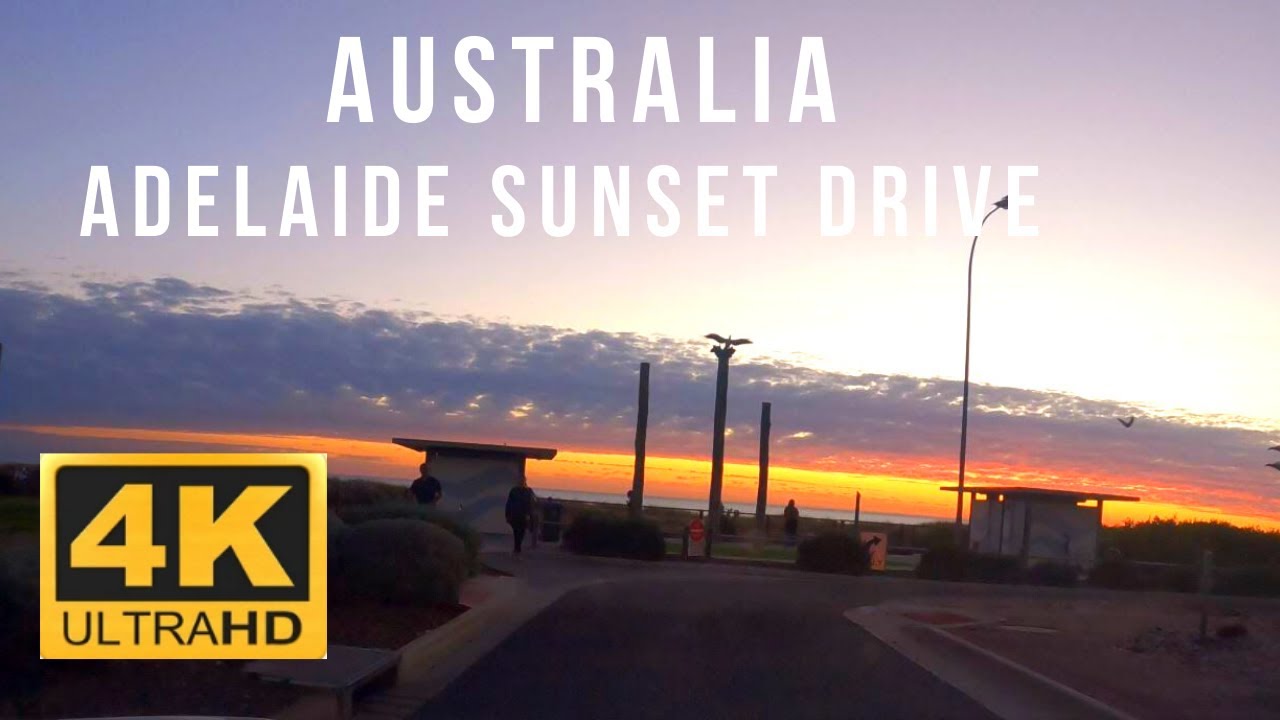 Adelaide Sunset Drive 4K
