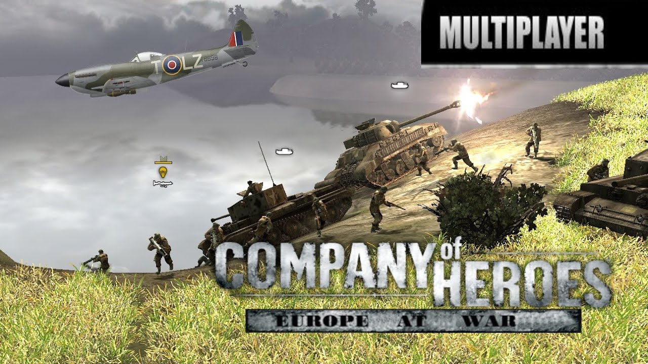 Company of Heroes Co-Op (British Forces) 2vs4 Expert CPU [Europe At War mod]