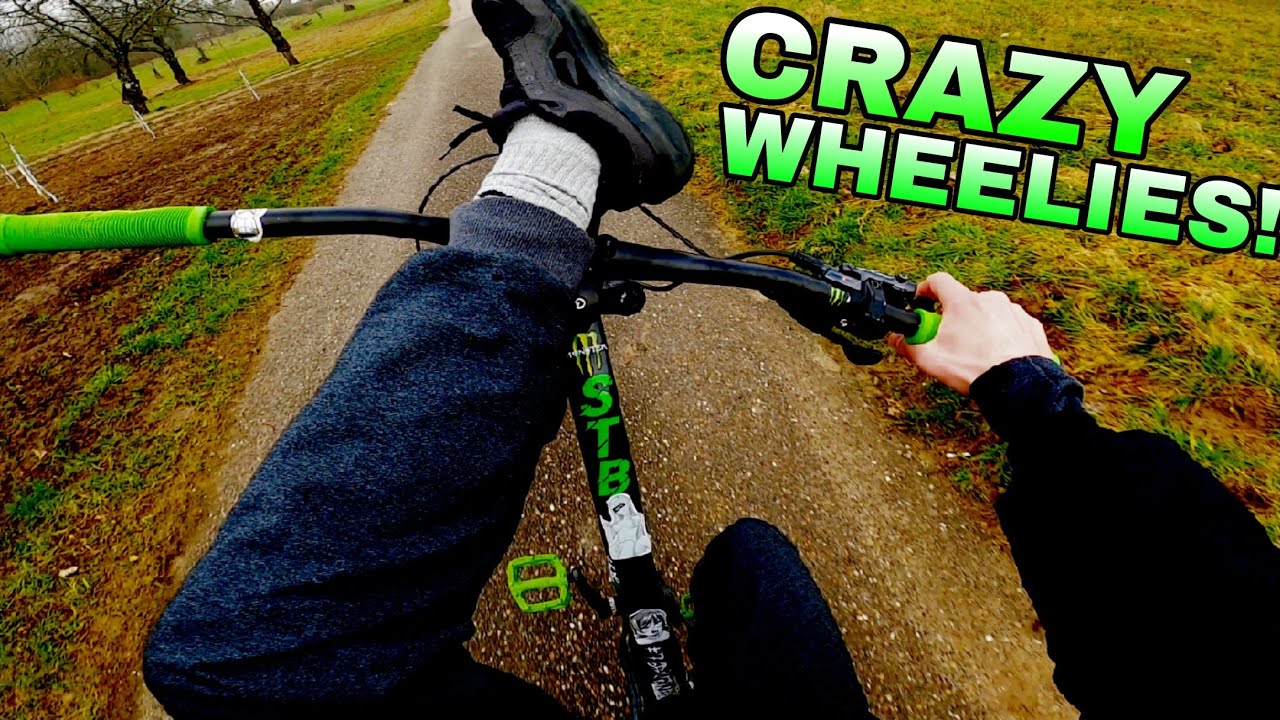 GOPRO POV WHEELIE EDIT | CRAZY HILLBOMB TRICKS 