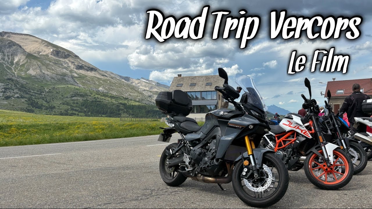 ROAD TRIP: 4 JOURS ET 1000 KM DANS LE VERCORS À 15 MOTOS, UNE MAGNIFIQUE AVENTURE GPX en description