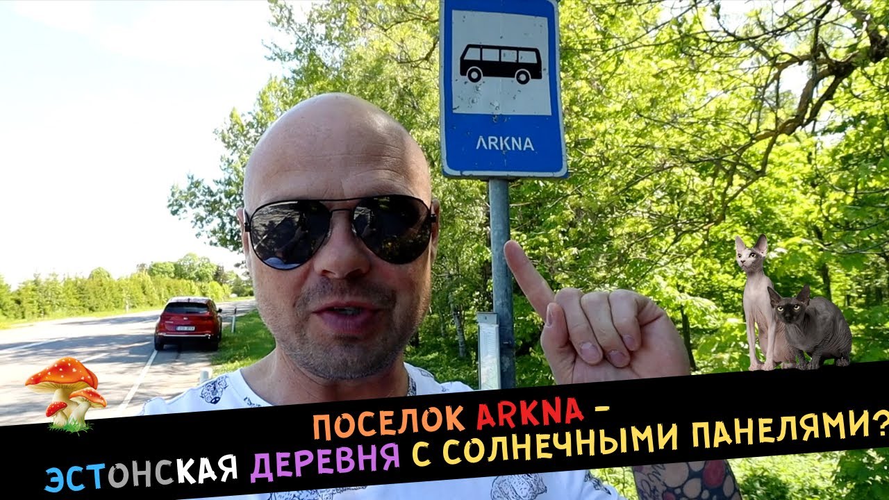Поселок ARKNA - эстонская деревня с СОЛНЕЧНЫМИ ПАНЕЛЯМИ?