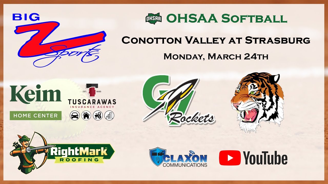Conotton Valley at Strasburg - OHSAA Girls Softball from BIG Z Sports
