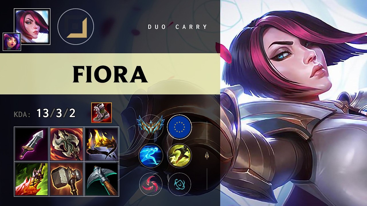 Fiora ADC vs Varus - EUW Challenger Patch 26.12