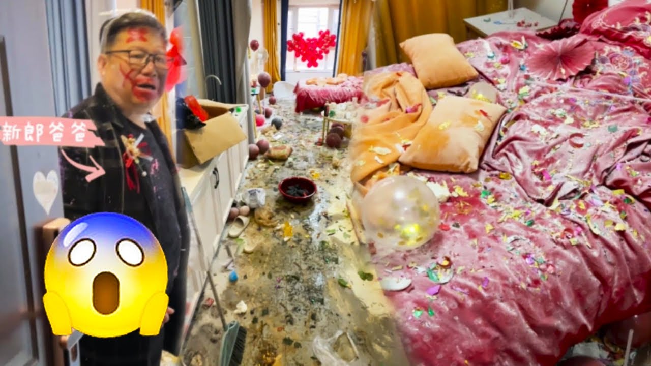 😱WHAT A TERRIBLE WEDDING SCENE!THE ROOM IS A WRECK!CLEAN IT UP!💪