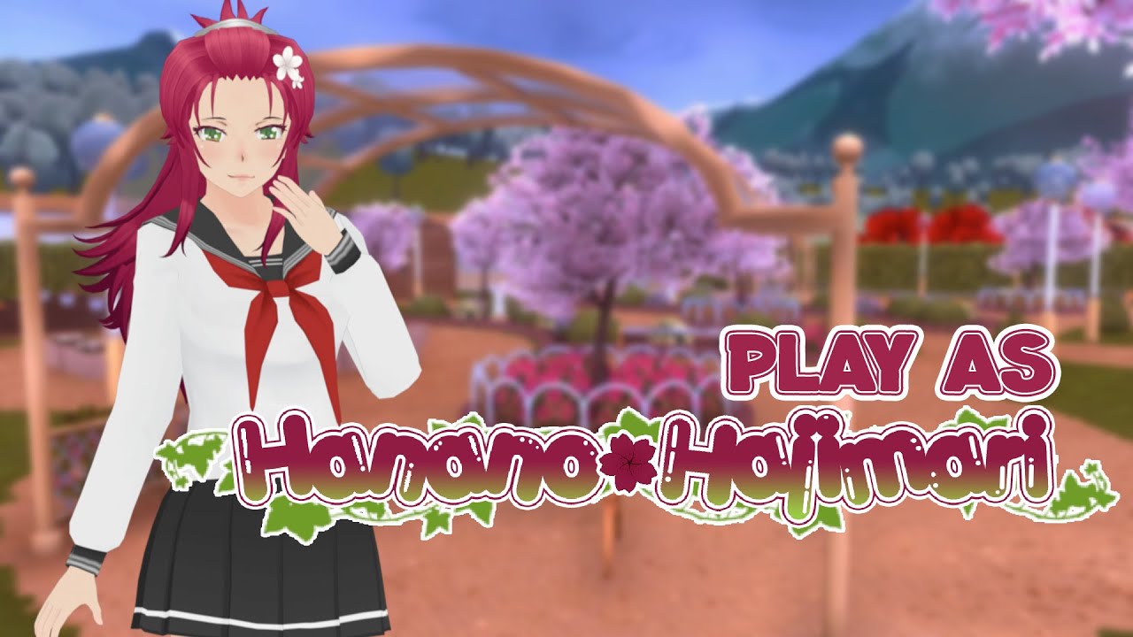 DL🌸PLAY AS HANANO HAJIMARI FROM VOICE OF LOVE 🔊🌸 YANDERE SIMULATOR