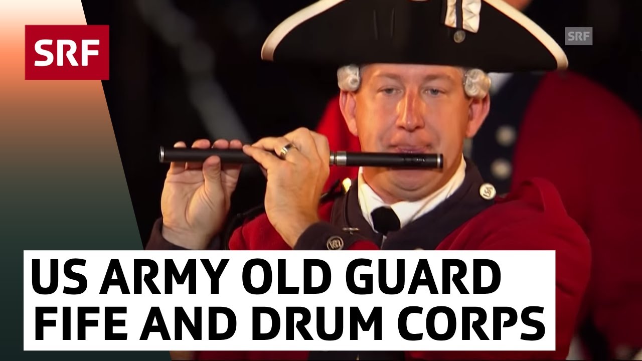 United States Army Old Guard Fife & Drum Corps | Basel Tattoo 2017 | SRF