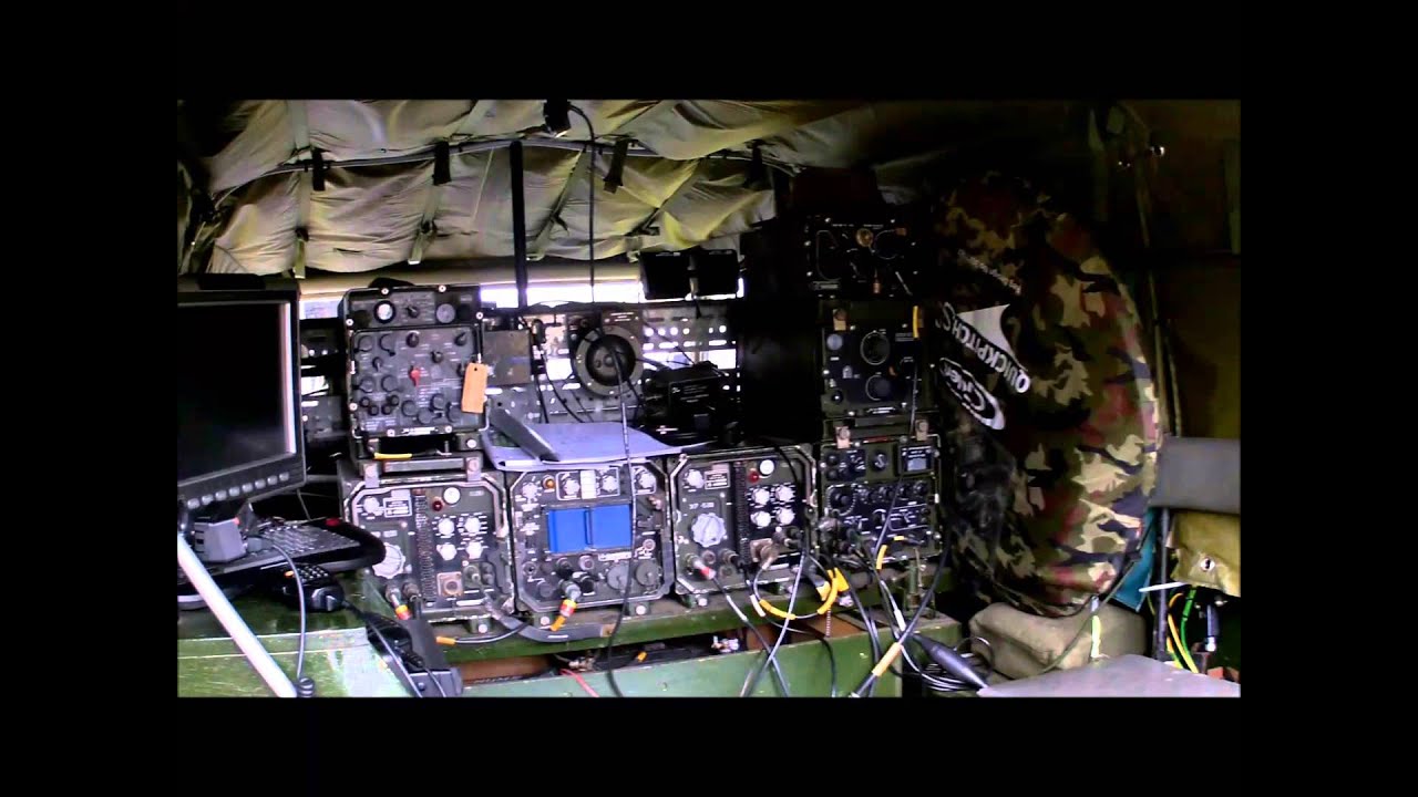 2E0MRS  (Simon) Military Clansman Radio Display