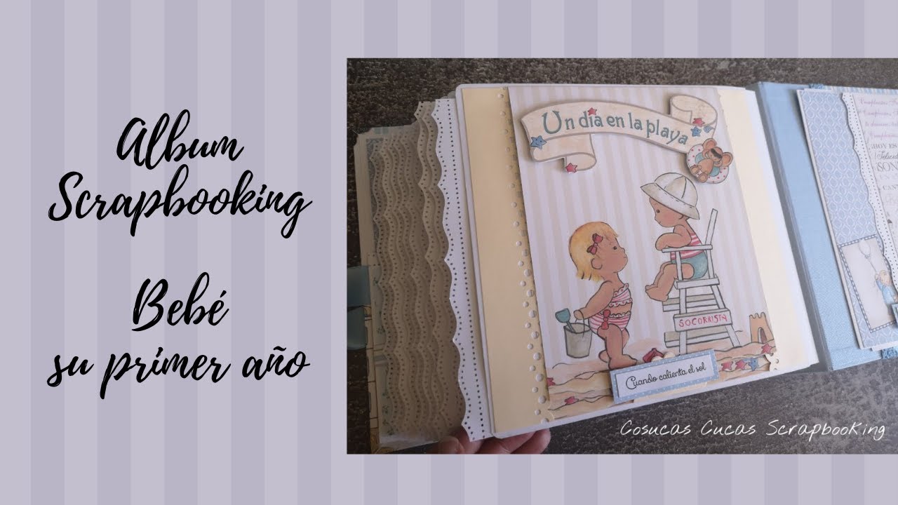 💗Álbum scrapbook bebé MOMENTOS PRIMER AÑO dayka inspiración💗