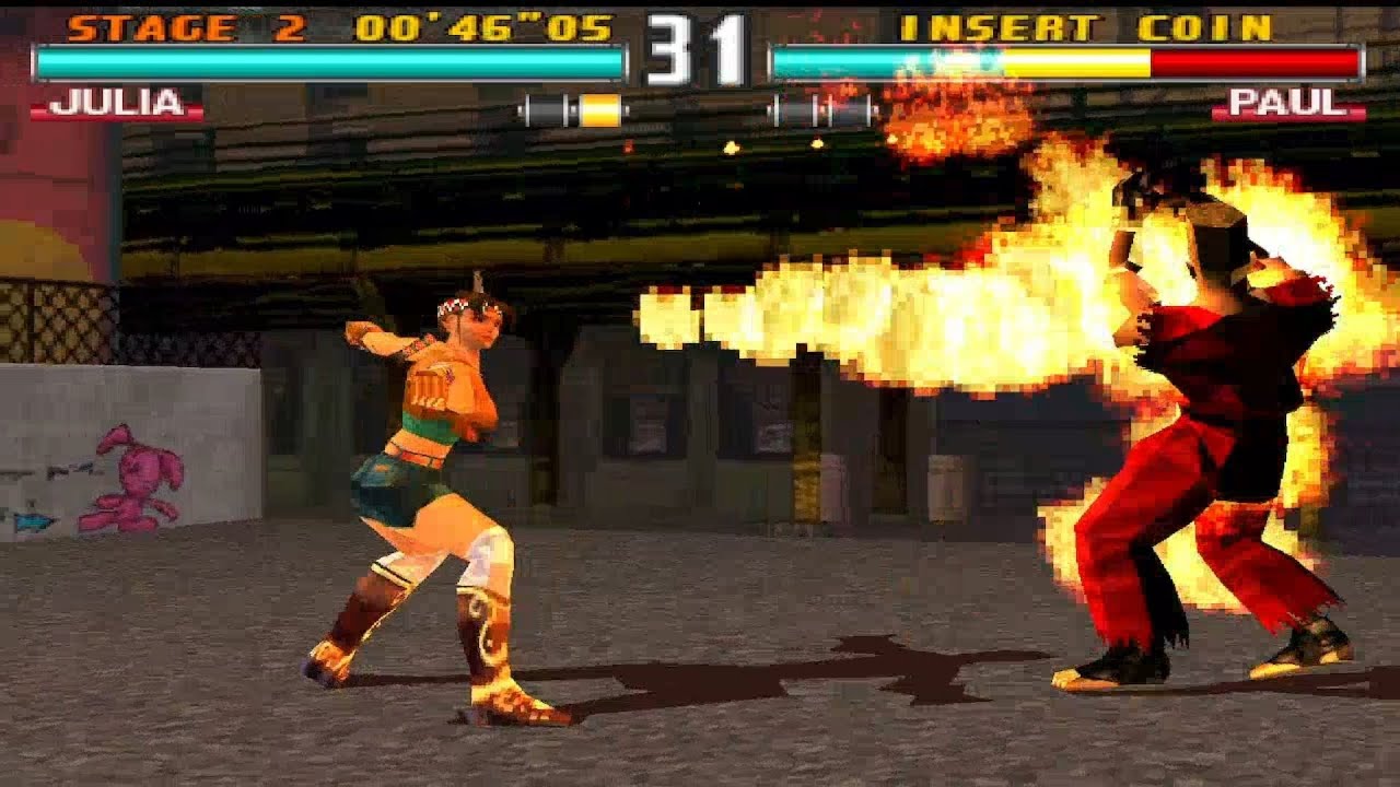 Tekken 3 Джулия с Ogre Moves Arcade