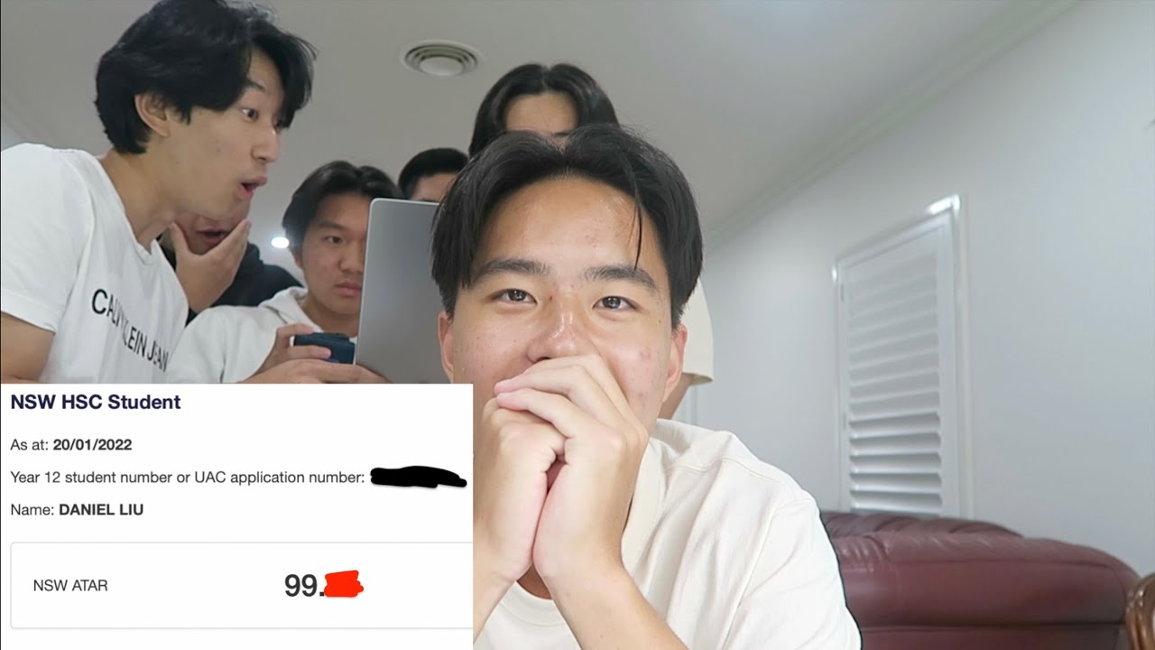 ATAR REACTION VIDEO 99.?? (2021 hsc)
