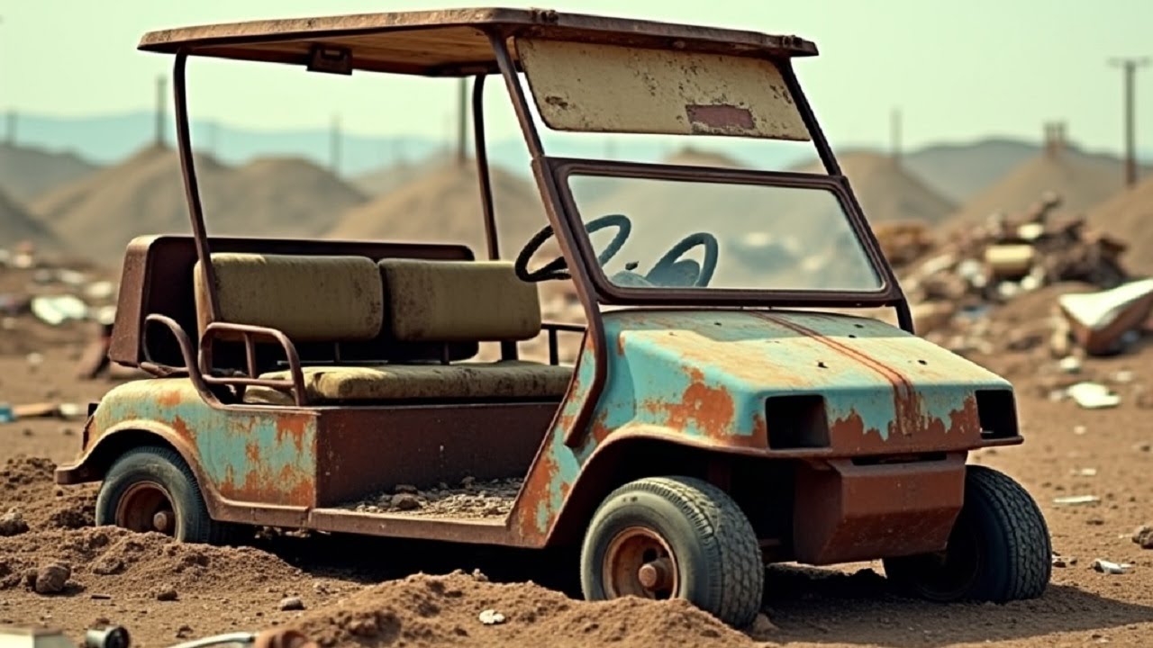 Electric Tourist Car Rescued From Scrapyard - Will It Run?