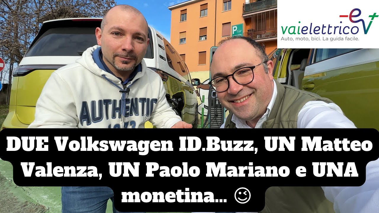 Due Volkswagen ID.Buzz + un Matteo Valenza + un Paolo Mariano e una monetina = …?! 😎😎
