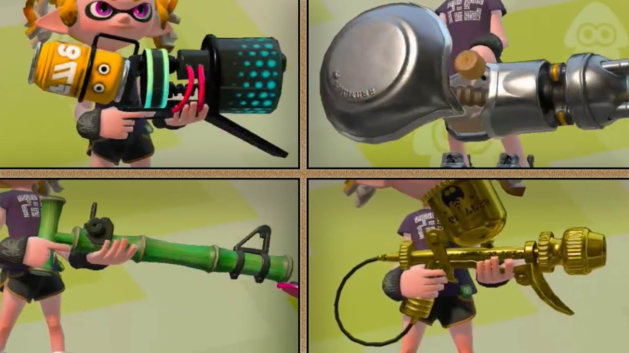 Splatoon 2 - All Weapons (Dec 2018)