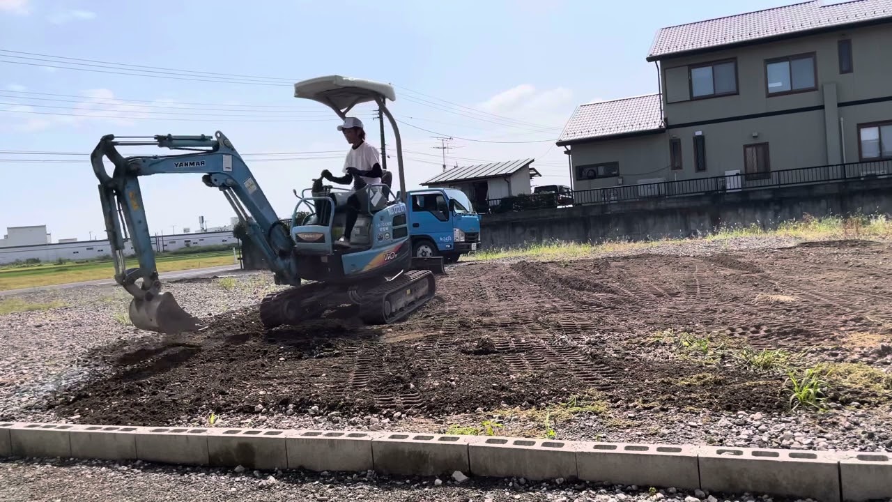 ソフトテニス　コロナの為、練習自粛からの自宅にテニスコート作り③の予定でしたが、コロナ明けましたのでとりあえず暇をみてコート作り進めてますw
