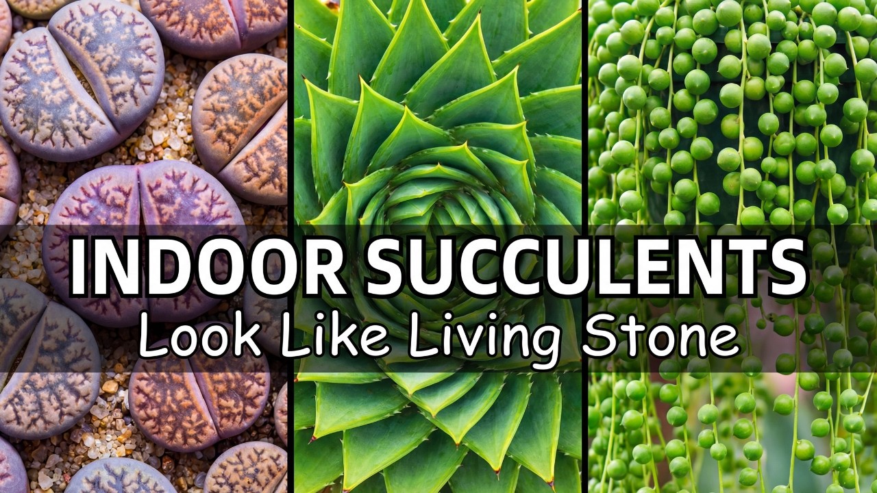 10 Weirdest Succulents To Grow Indoors (Living Stones).