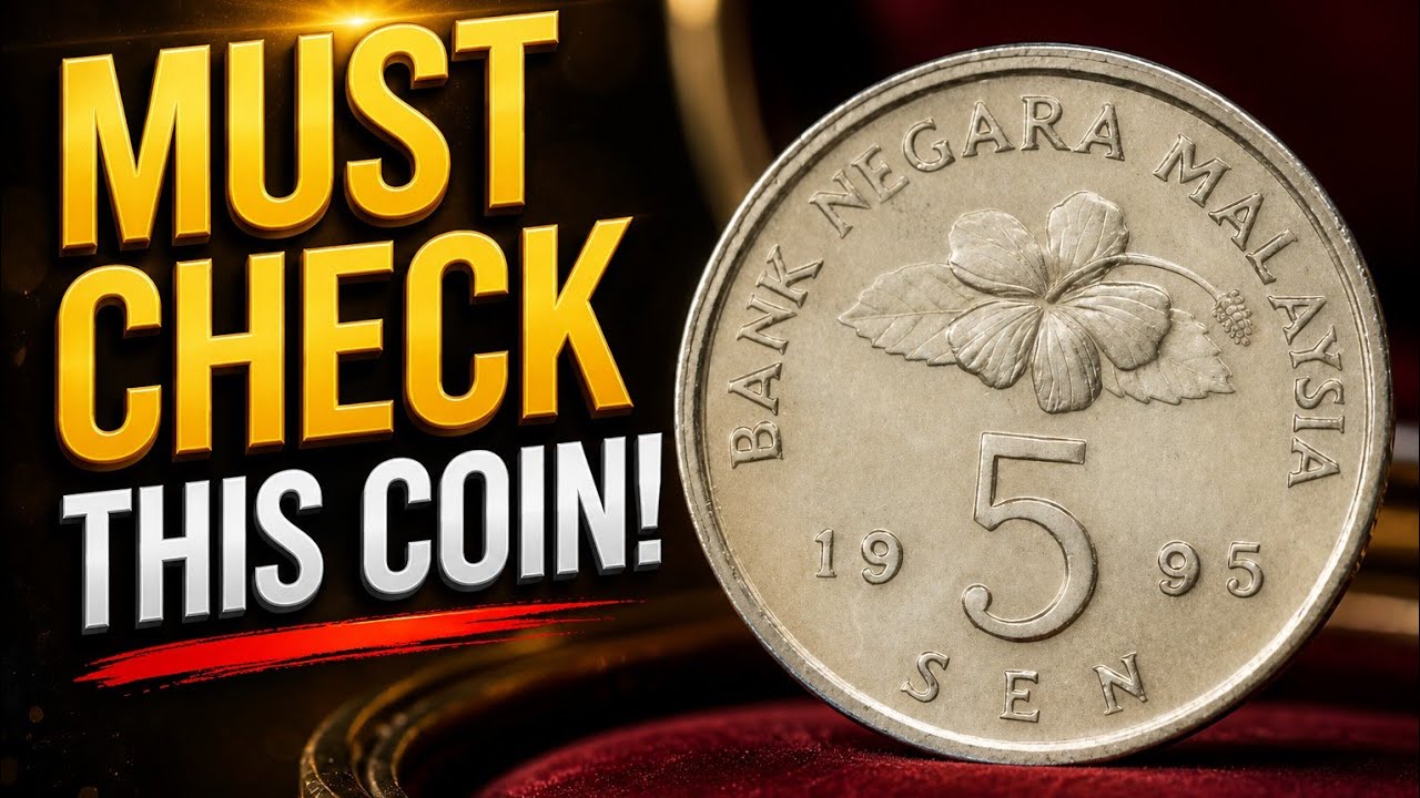 Rare 1995 Malaysia 5 Sen Coin Value | Old Coin Worth Money Today