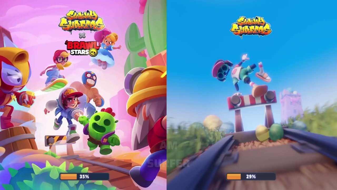 Subway Surfers : Edinburgh 2023 🆚 Subway Surfers x Brawl Stars 2025 gameplay walkthrough 