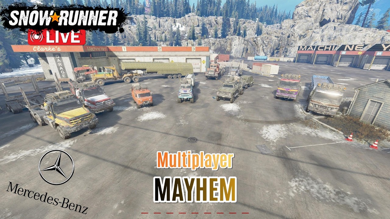 Snowrunner | MERCEDES DLC DAY Multiplayer Mayhem