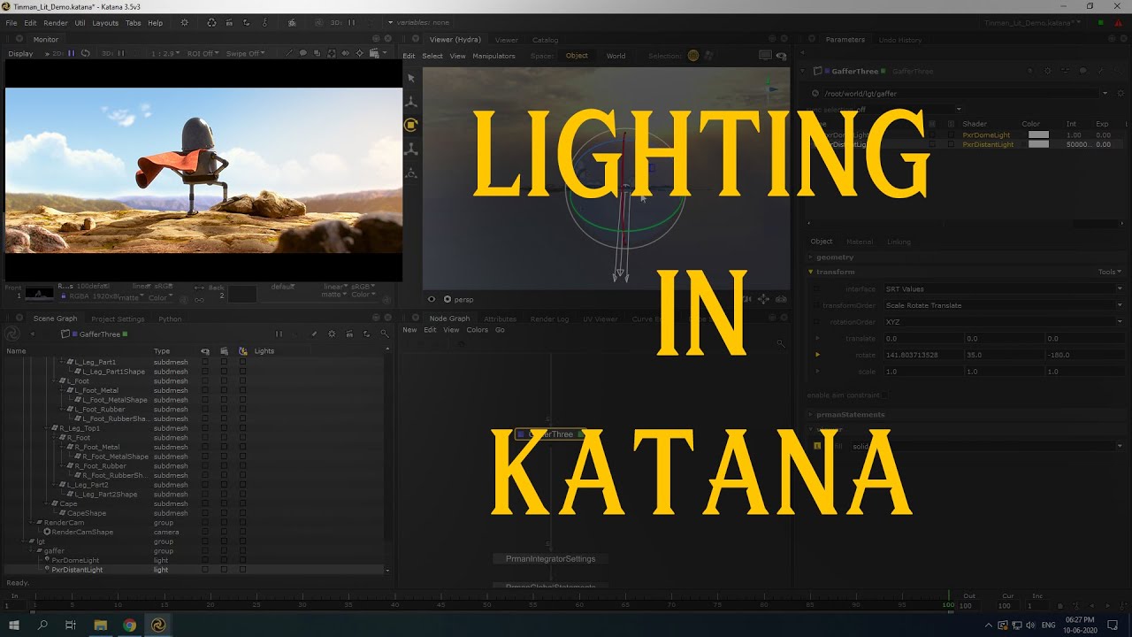 TINMAN I Katana Lighting Demo