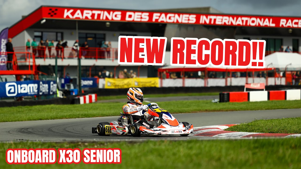 MY NEW RECORD!! Karting des Fagnes (Mariembourg) Vega Blue X30 Senior 163kg