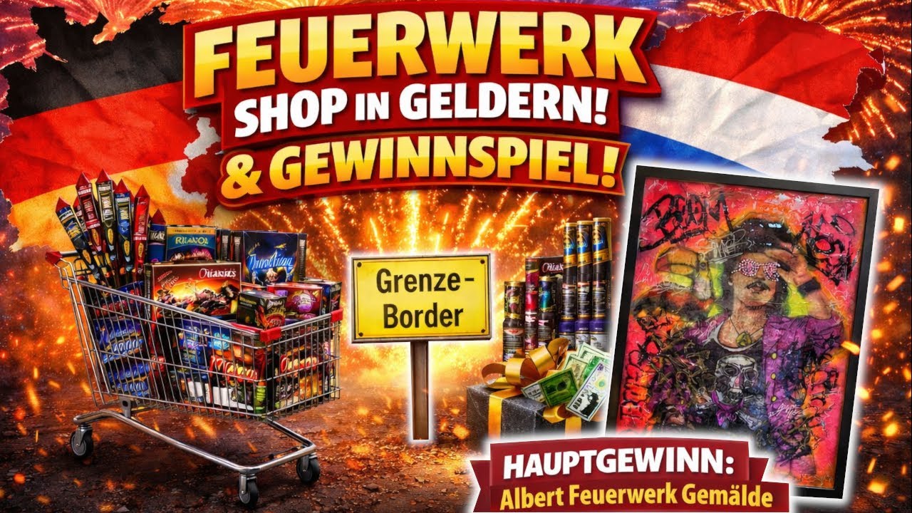 FEUERWERKVERKAUF neben LIDL 🔥 | GEWINNSPIEL & große Auswahl | Love-Pyro Geldern