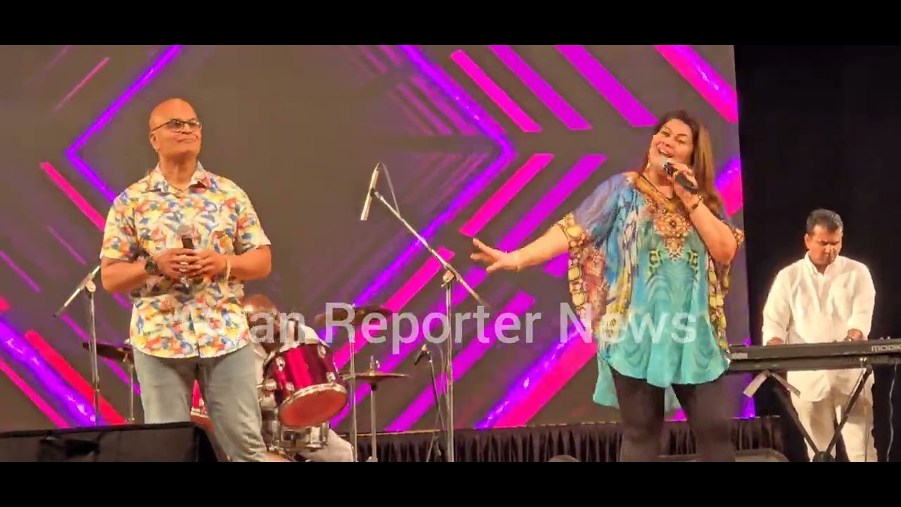 Goan Reporter: ANGLEBERT ROSE & ALRIA ROSE Konkani Singers Singing at ANTONETTE FOREVER Musical Show