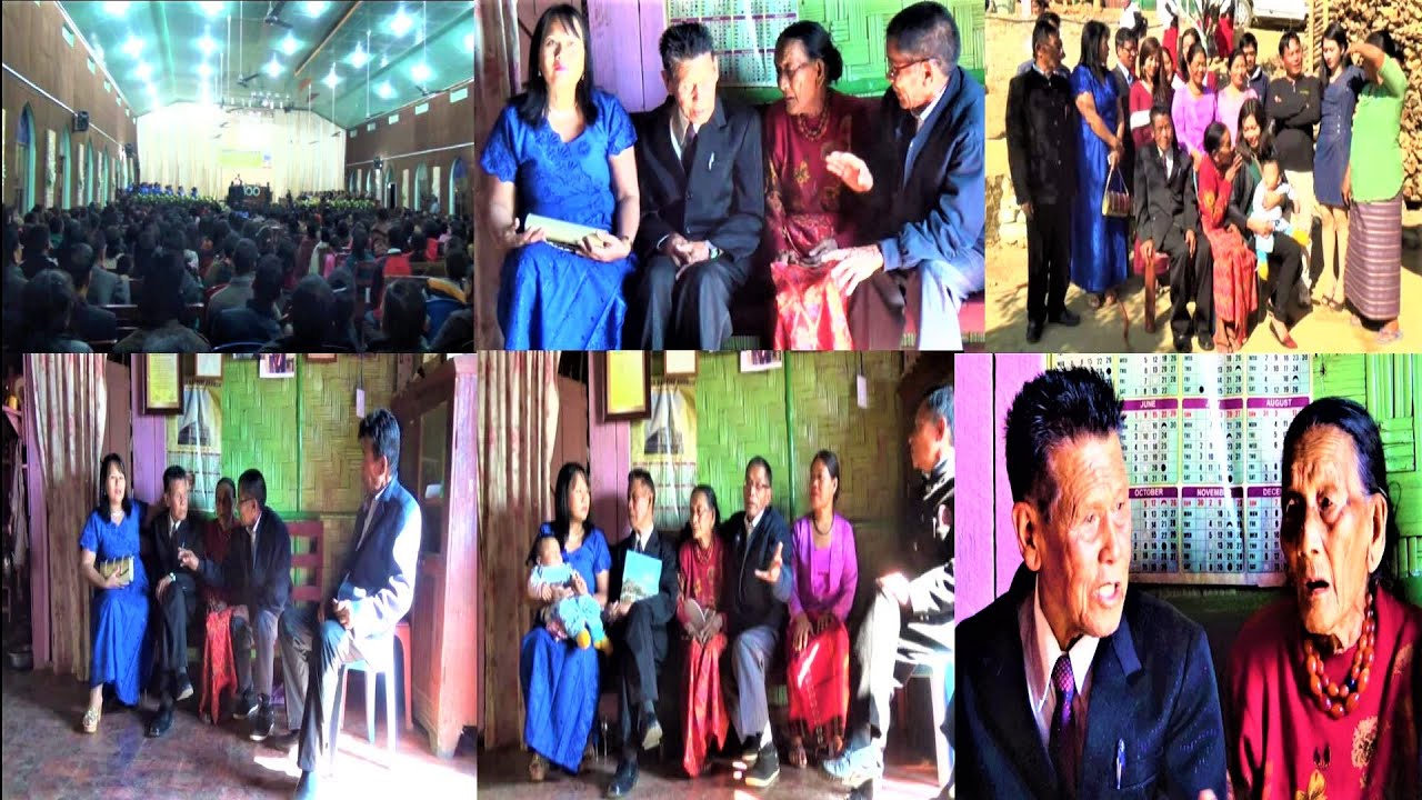 Lt.Mrs.& Rev.P.Chujang Chungtia at the time of 100 yrs Celebration of Chungtia Baptist Church