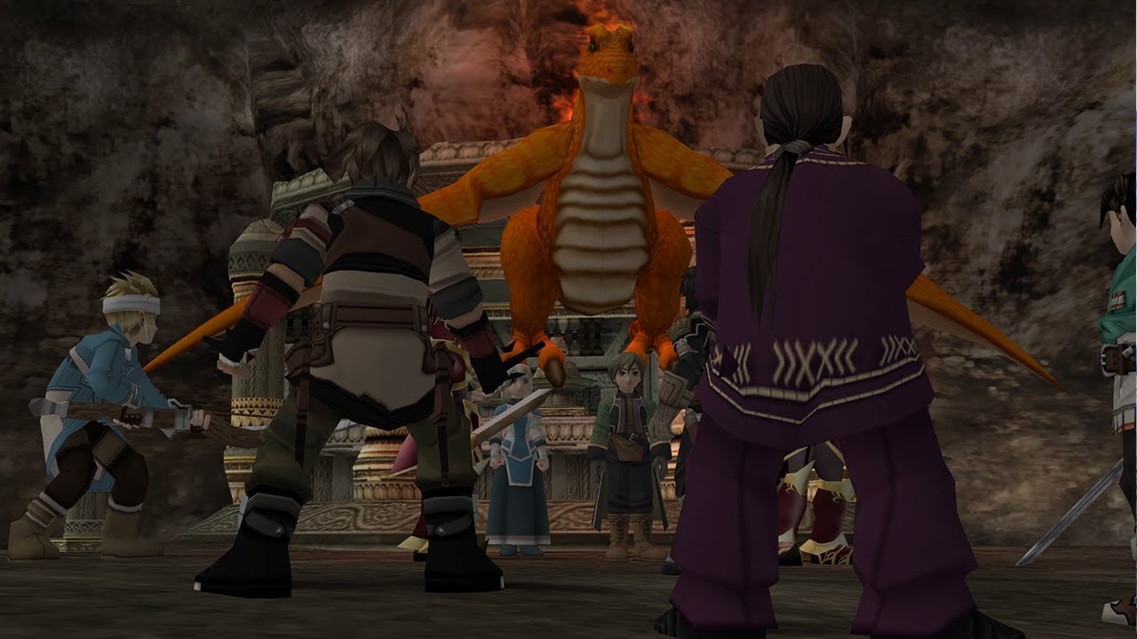 Suikoden III - Luc, Sarah Fight (Geddoe Chapter 5)