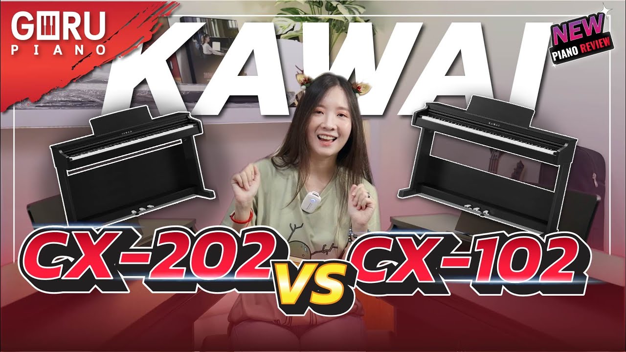 เปรียบเทียบ เปียโนไฟฟ้า Kawai CX-202 กับ Kawai CX-102 รุ่นใหม่จาก Kawai!? |GURU PIANO 🎹 EP.81