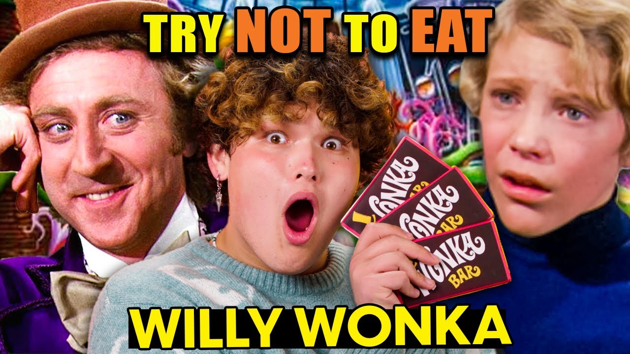 Try Not To Eat - Willy Wonka! (Flower Teacups, Fizzy Lifting Drink, and More!) | People Vs. Food
