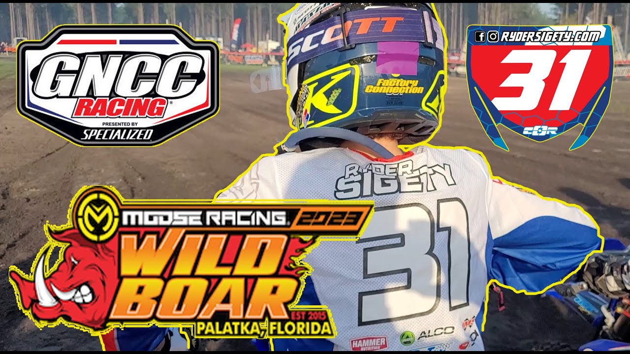 TOUGHEST GNCC Palatka Florida 2023 Ryder Sigety Wild Boar Yamaha YZ85 Sand whoops for days!!