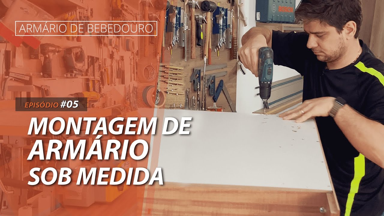COMO MONTAR ARMÁRIO C/ CANTONEIRA E COM FUNDO REBAIXADO | Episódio 05
