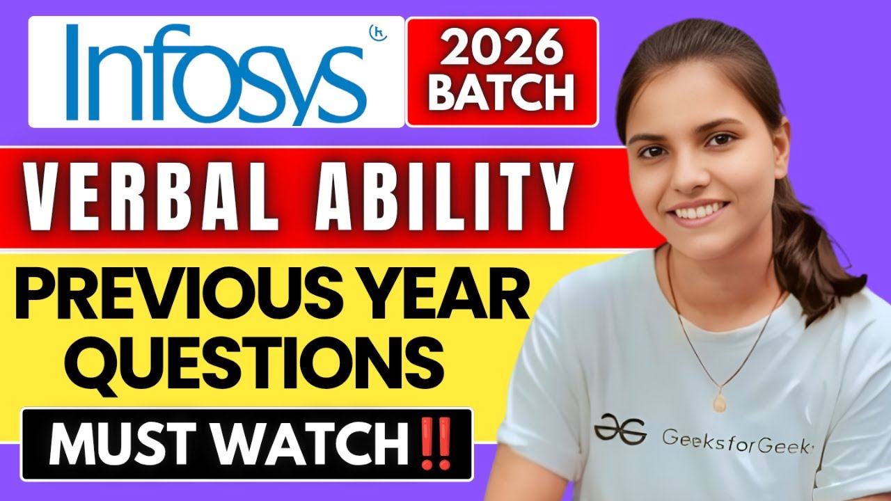 Вопросы по устным способностям на экзамене Infosys | Вопросы Infosys за прошлый год | Устные спос...