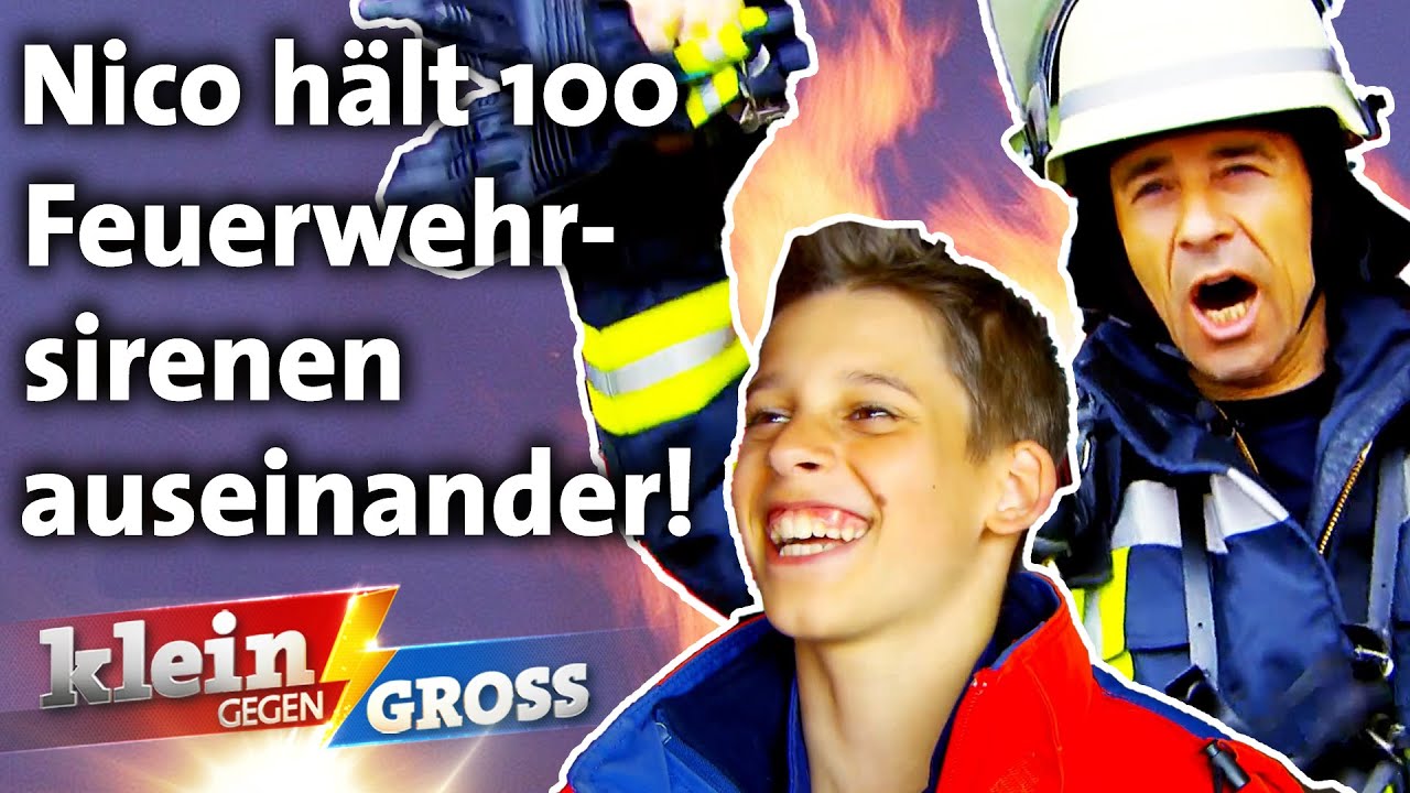 Nico (12) zeigt Kai seine Feuerwache: Ich höre Feuerwehrsirenen zum einschlafen! | Klein gegen Groß