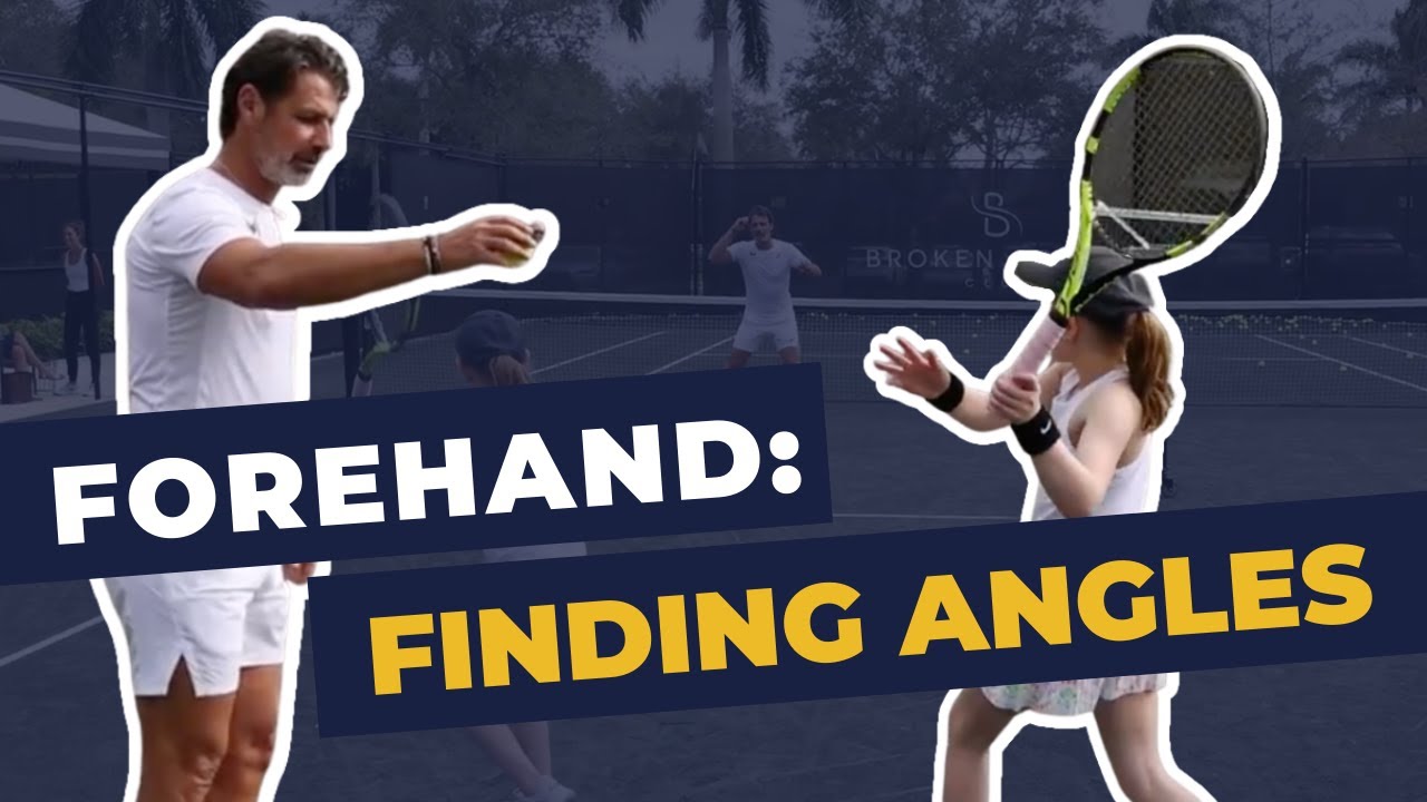 Finding the short cross angle on the lefty backhand