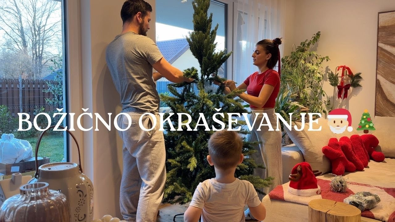 Božično okraševanje 🎅🏼🎄 / VLOGMAS 1 l Kaja M. Karba