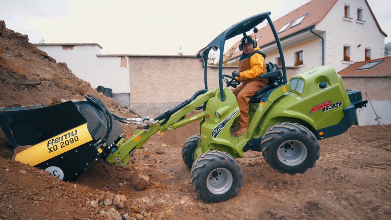 Třídící lopata REMU na Avantu 635