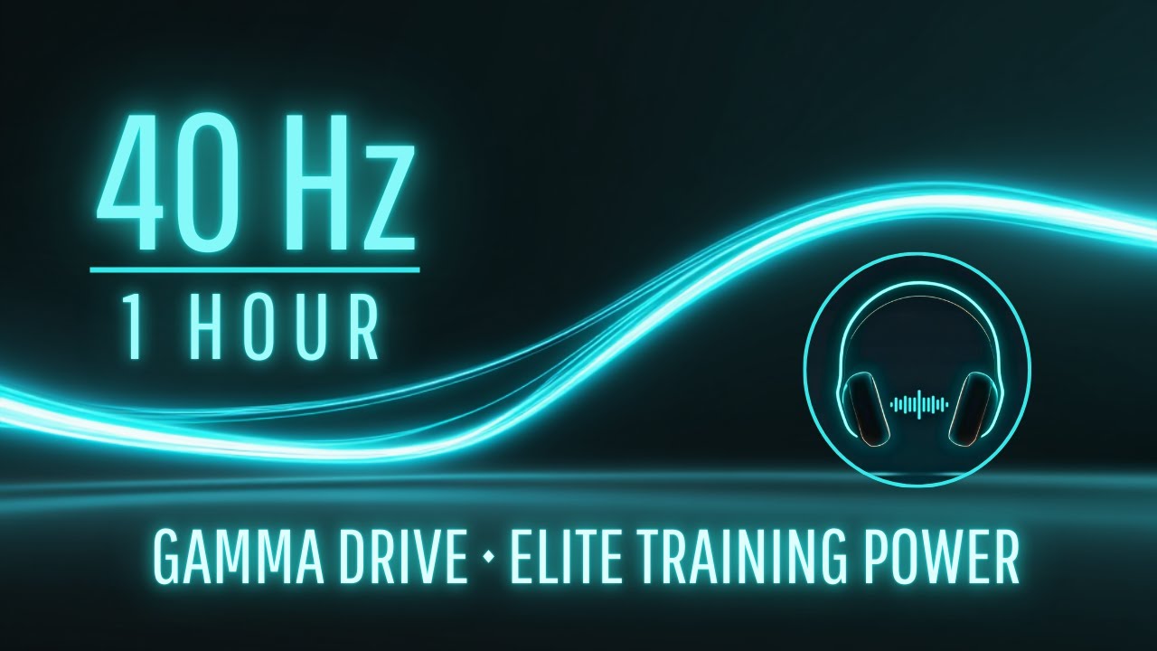 40 Hz GAMMA WARM-UP | Elite Focus & High-Performance Training Power | Instant Brain Drive