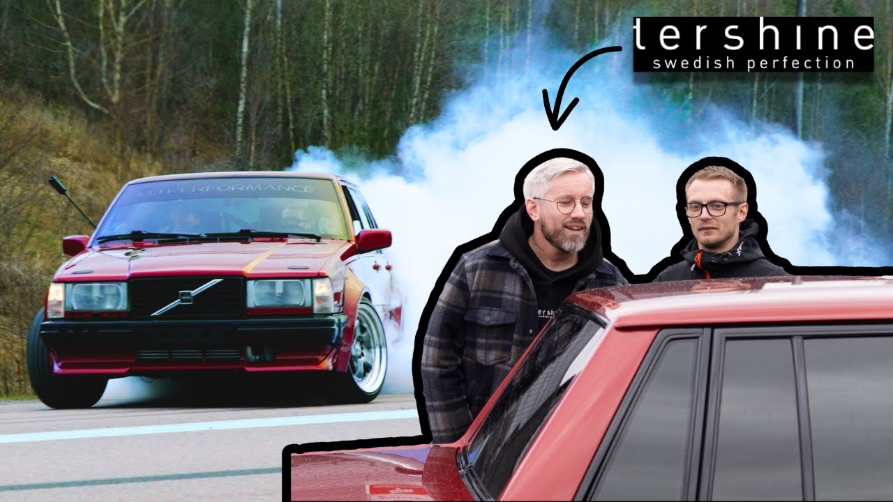 GUSTAV IMPONERAR OCH BJUDER TERSHINE FILIP PÅ EN BURNOUT