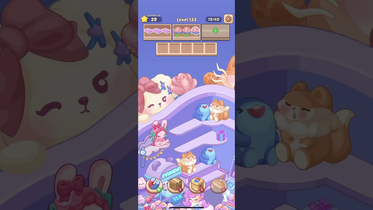 Packingdom &ndash; Level 133 Walkthrough 📦✨ (Match 3 Puzzle Game)