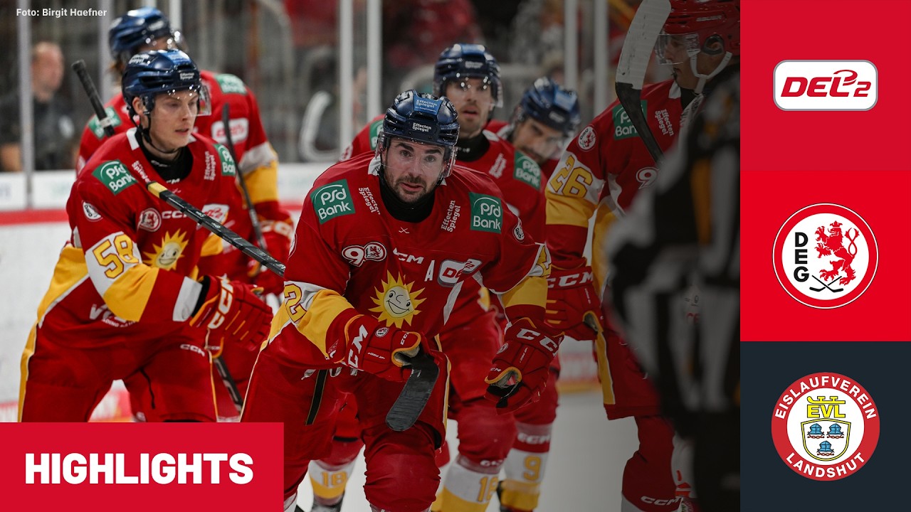 DEL2: Düsseldorfer EG vs. EV Landshut | Highlights