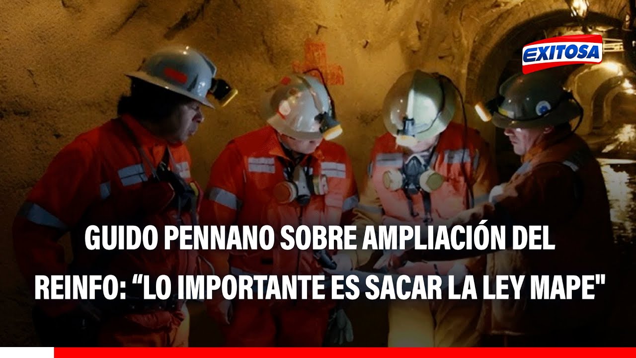 🔴🔵 Guido Pennano sobre Reinfo: Tema de los plazos es irrelevante, lo importante es sacar la Ley Mape