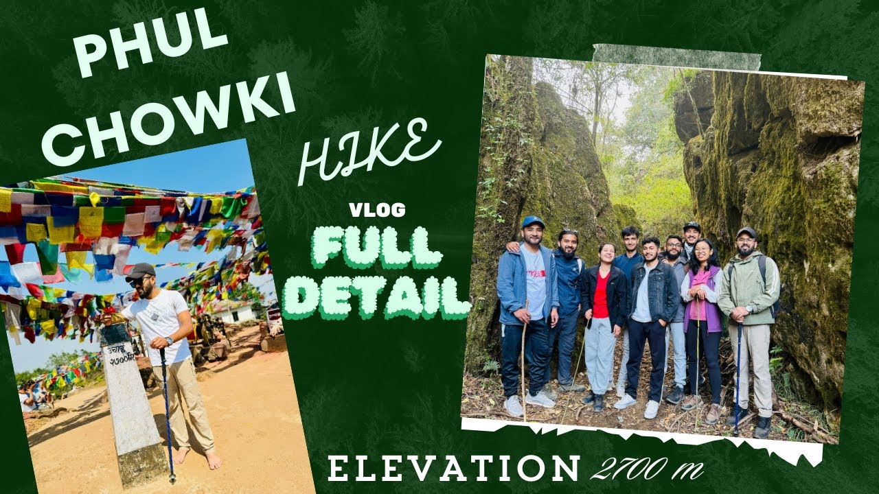 PHUL CHOWKI HIKE 2024 | Full Detail Vlog | 4 Hours to climb 2700 m | 😱