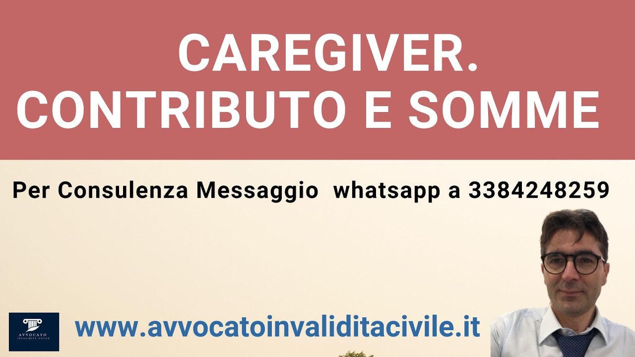 Contributo Caregiver 2026. Importi e tempi 