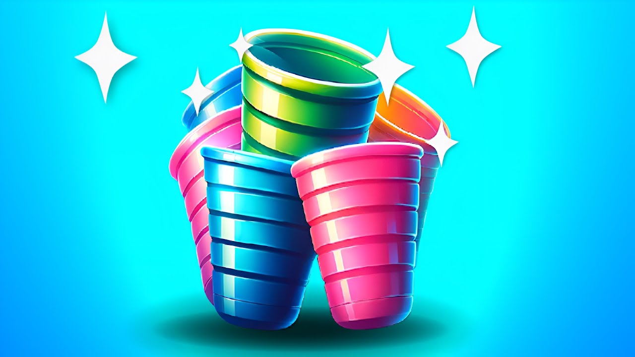 Stack Cups 3D (by Mehmet Fatih Sahin) IOS Gameplay Video (HD)