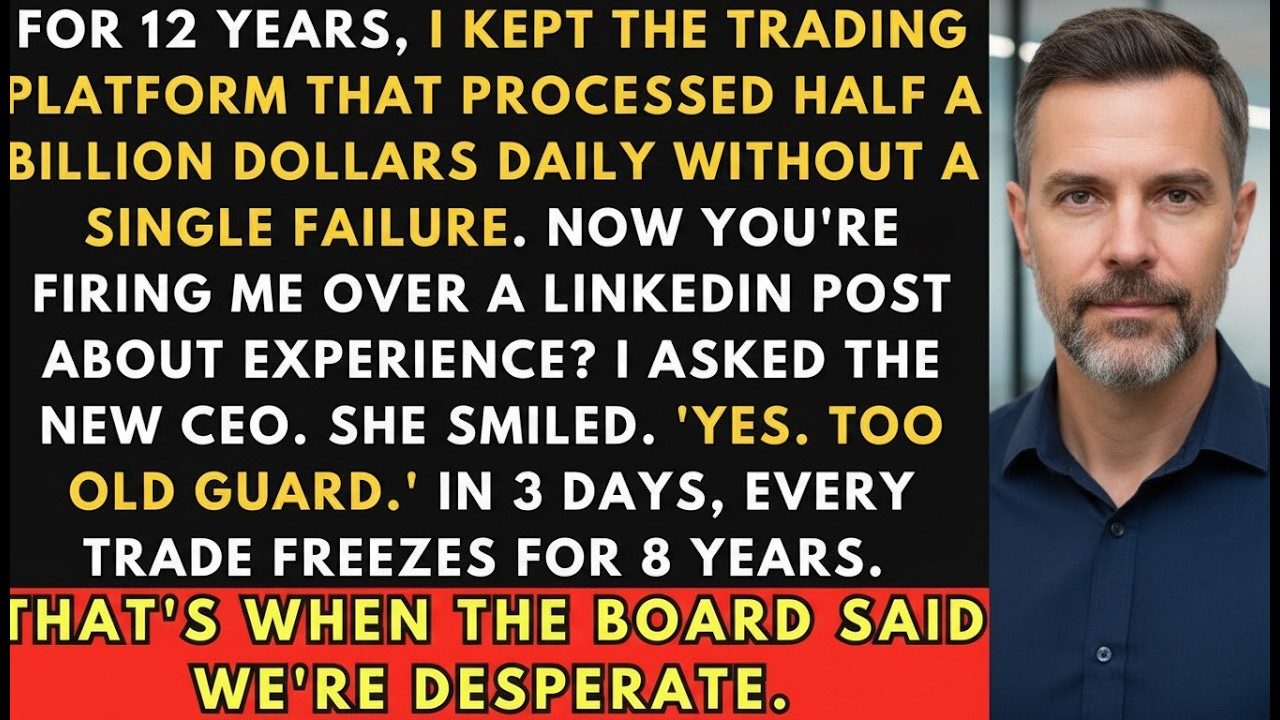 After 12 Years, The CEO Fired Me Over a Meme – I Froze Her Half-Billion Trading Platform.vd11