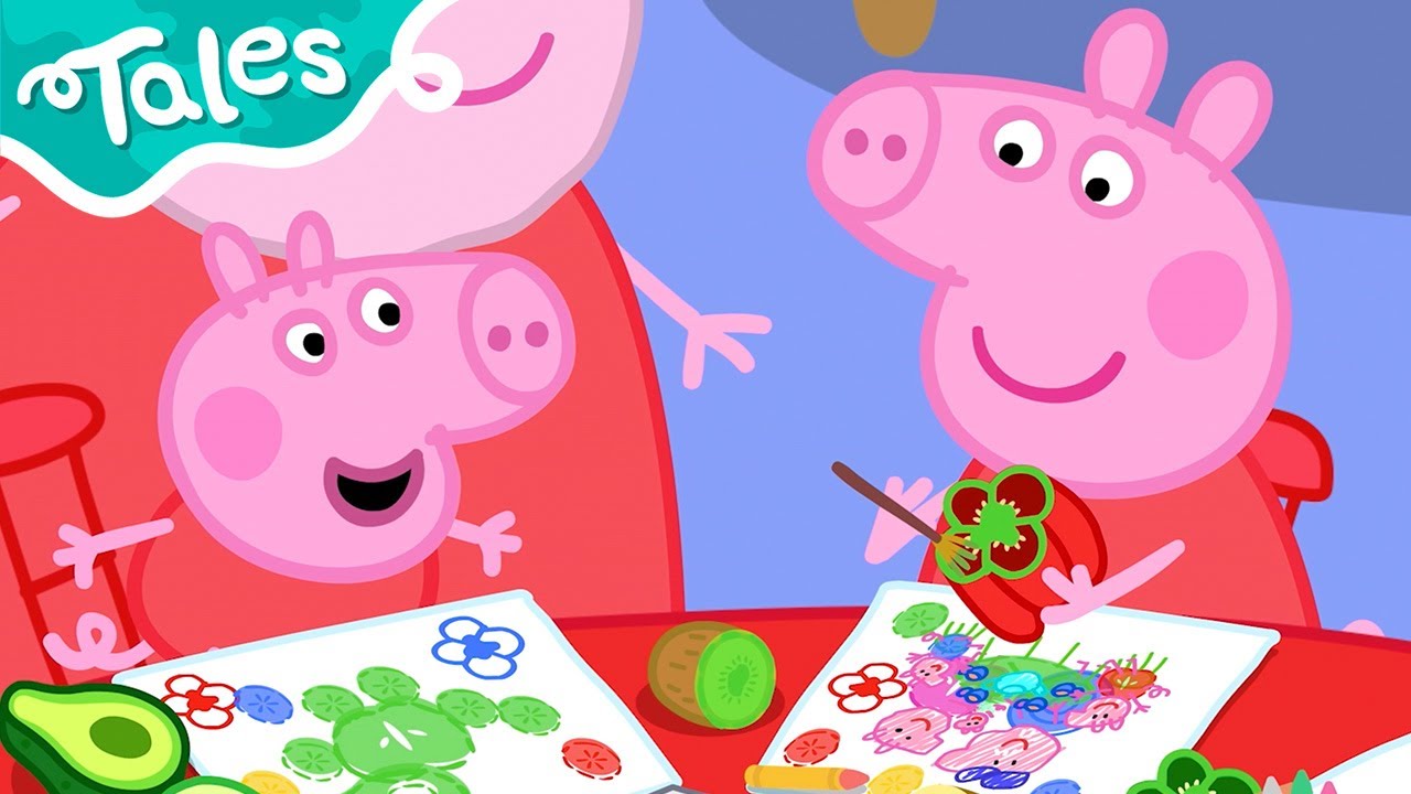 Peppa Pig Tales 2025 🥗 Peppa PAINTS with Fruit 🌈 BRAND NEW Peppa Pig Episodes