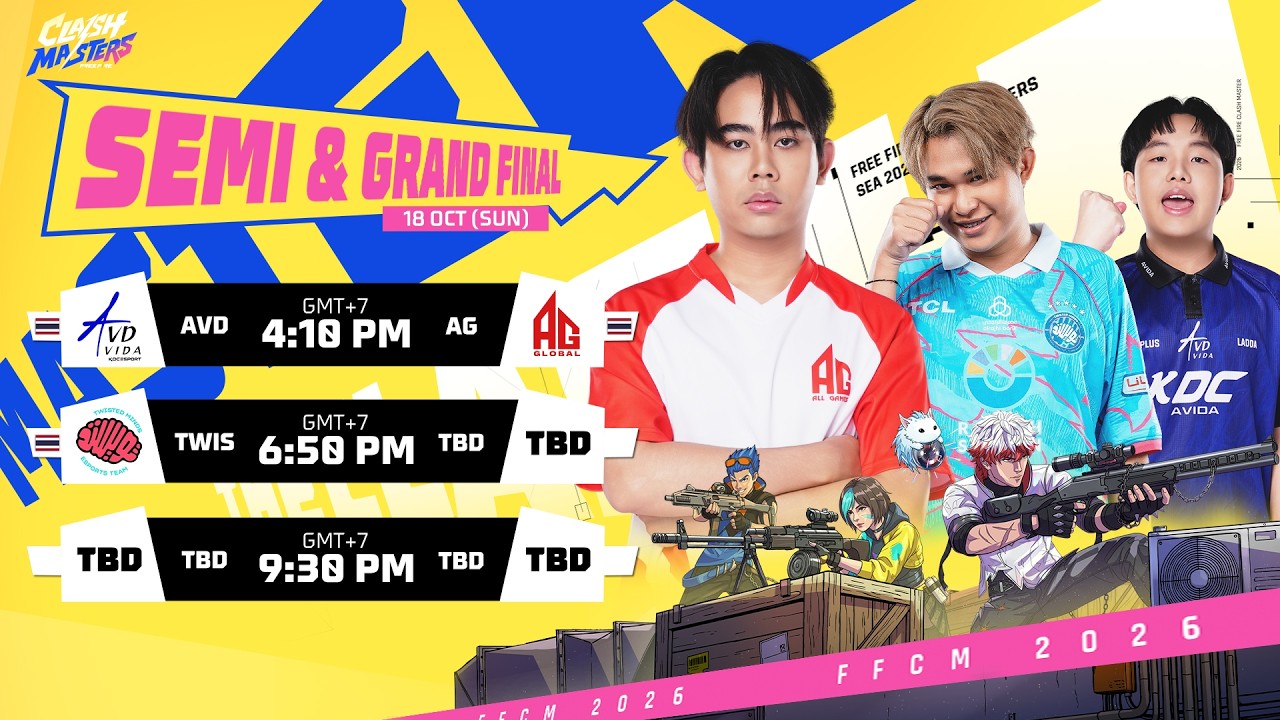 [EN] Semi & Grand Finals | Free Fire Clash Masters SEA 2026 Fall